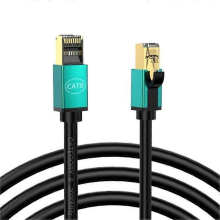 Green 20m CAT8 Ethernet Cable 40Gbps 2000MHz High Speed Network Cable