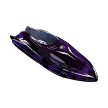 Mehrfarbiges transparentes violettes 802 Hochgeschwindigkeits-RC-Boot 5-Kanal 2,4-GHz-Fernsteuerung LED-Beleuchtung