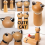 Manual Pepper Mill & Salt Grinder - Wood Adjustable Refillable Cat Design Kitchen Gift 5