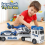 25 camion della polizia giocattolo con luci e suoni per bambini 5