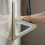 White Triangular Shower Step - No-Drill Reusable Bathroom Pedal for Leg Shaving 2