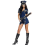 Schwarze Polizeiuniform, Halloween-Kostüm für Damen 2