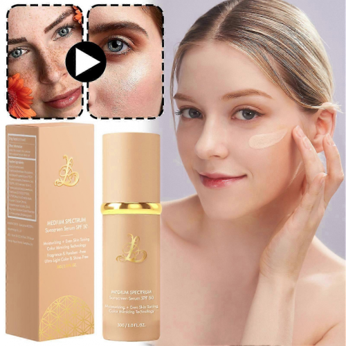 30g 4-in-1 Color Changing Foundation SPF 50+, Medium Spectrum, Full Coverage & Long Lasting 1
