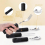 Black Silver 4pcs Bendable Cutlery Adaptive Weighted Utensils for Adults Elderly Disabled 5