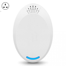 White UK Plug High-Frequency Ultrasonic Pest Repeller Plug-Play Eco-Friendly Compact Indoor Mouse Rodent Deterrent