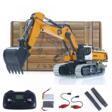 Escavatore RC 1/50 K970 RTR, cingoli metallo, suono e luce, nuovo