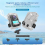 DJI Osmo 360 Action Camera Waterproof Housing Magnetic Quick Release 60m Underwater Case with 2 3