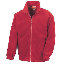 Marineblaue Herren-Fleecejacke mit Reißverschluss, Größe 2XL, Anti-Pilling