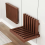 Wall Mounted Folding Chair Solid Wood Entryway Stool Bench Shower Seat Foldable Bathroom Stool Peach Color 1