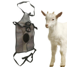 Anti Mating Apron for Goats Black Breathable Skirt Weighted Livestock Clothing for Breeding Control and Herd Management