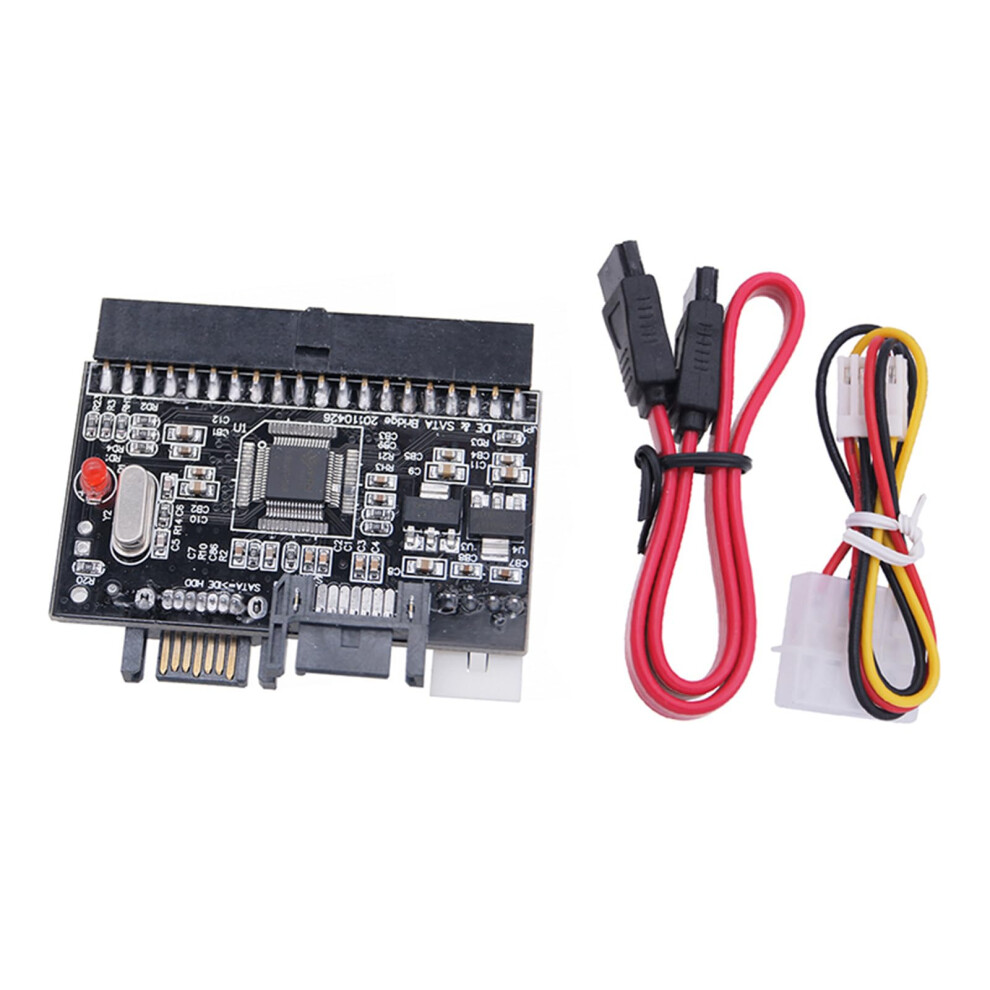Jm20330 Chipset Bidirectional Ide To Sata Converter Card With Cables For Hard Drive Upgrade 9426802359992