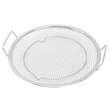 Corbeille à fruits en acier inoxydable argenté, 22,5 cm, 130 g