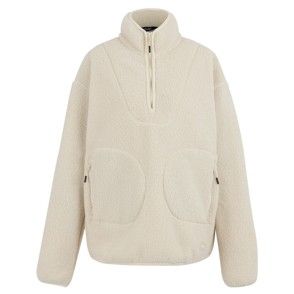 Regatta (Beige) Womens Borg Fleece Frankie Borg Half Zip Beige Uk Size - Image 2