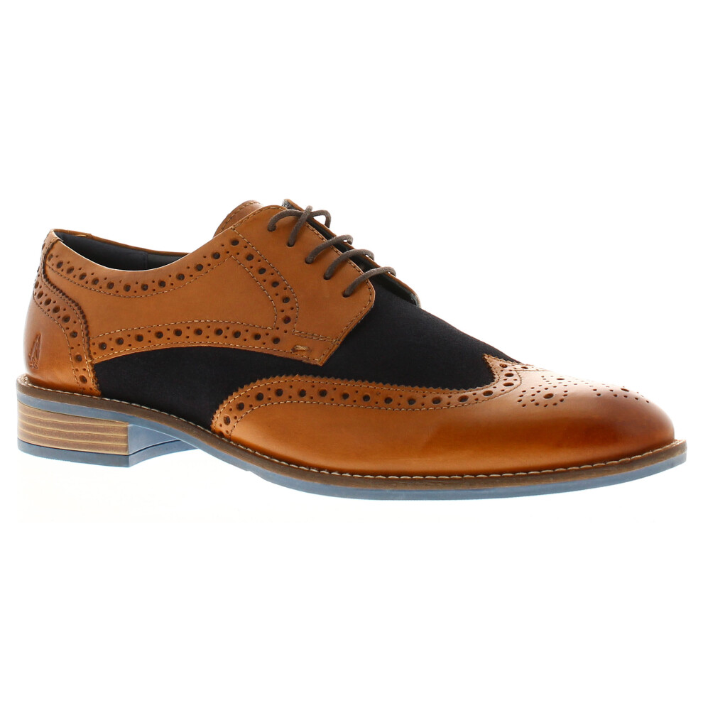 Hush Puppies Mens Shoes Smart Dustin Leather tan UK Size 9 - Image 3