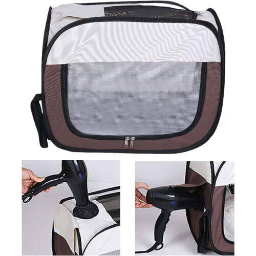 Cat drying box, antihair flying cage, portable, advanced airflow design 1