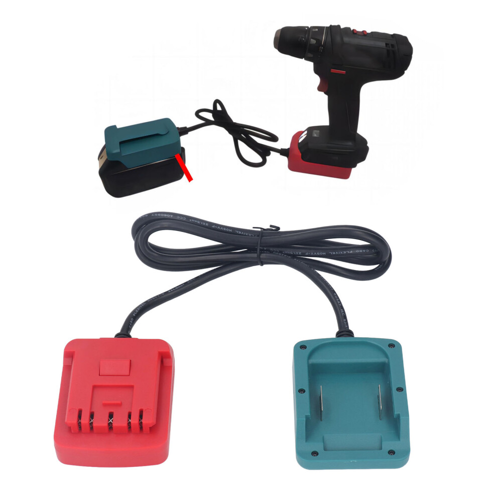 18V Lithium Battery Adapter Converter For Bl1815 Series, Red And Blue Cases 8421368742975