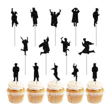 Cupcake Topper Graduation Paper Graduation Food Decoration Set of 14