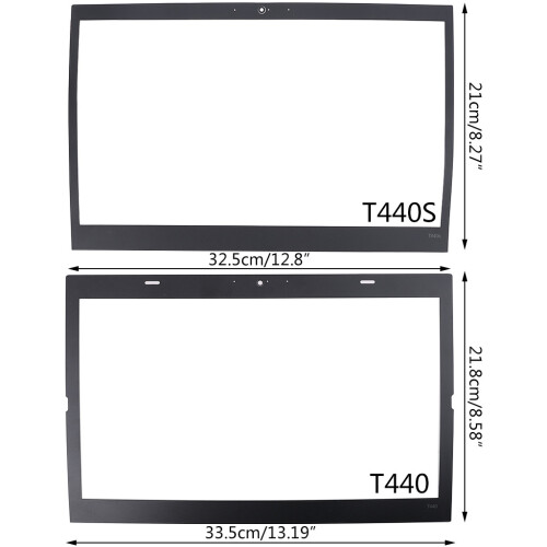 Black LCD Bezel Frame Sticker Cover for Case-T440 style 2