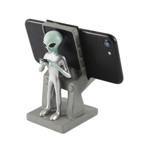 Creative Alien- Mobile Phone Tablet Holder Support Desktop