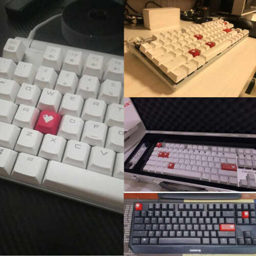 OEM Profile ABS Keycap For Mechanical Keyboard Mx Switch Red 2