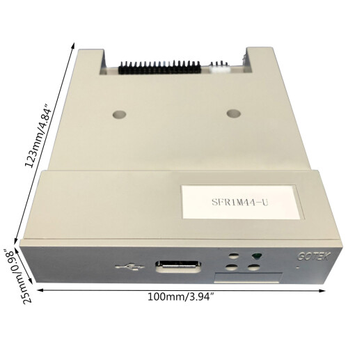 USB Floppy Disk Reader Drive Emulator 3.5in No for Extra Driver 1