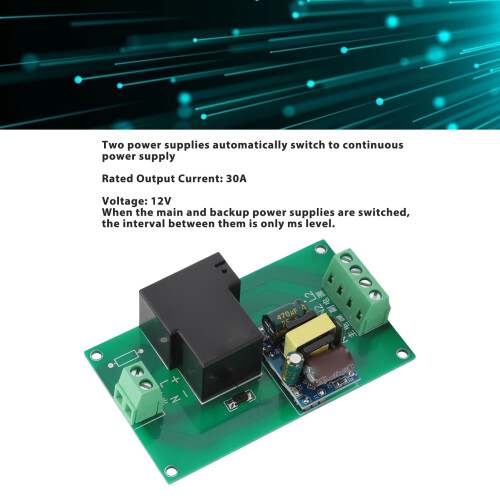 220V 30A Dual Power Switch Module | Stable & High Accuracy Battery Switch 2