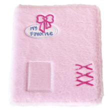 Kpop Photocard Binder with Plush Cover, Durable Album for Korean Photo Card Collection, 4 Colors