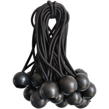 Sécurisez vos biens grâce à ces sangles élastiques à boule pour chargement. Flexibles et robustes, elles mesurent 12,7 cm (5 pouces) et sont