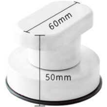 Maniglia a ventosa dal design professionale per ante in vetro e specchio, ventosa resistente, anello di bloccaggio a vuoto per una presa salda su