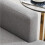 Living And Home Light Grey Linen Upholstered Single Sofa Armchair 5