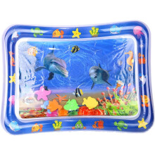 Tapete inflável para atividades de bruços, brinquedo de desenvolvimento para bebês, montagem rápida, portátil e divertido, fácil de usar, ideal