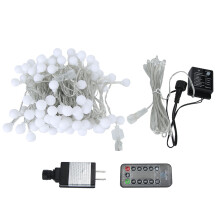 Sfeervolle lichtslinger, elegante decoratieve verlichting voor binnen en buiten, waterdichte lichtsnoer met warmwitte/zuiverwitte LED's en stekker.