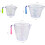 Durable Measuring Cup Set, Comprises 3 Transparent Plastic Containers in 200ml, 400ml, 900ml Sizes, Stackable Nesting for Compact Storage, Easy Grip 1