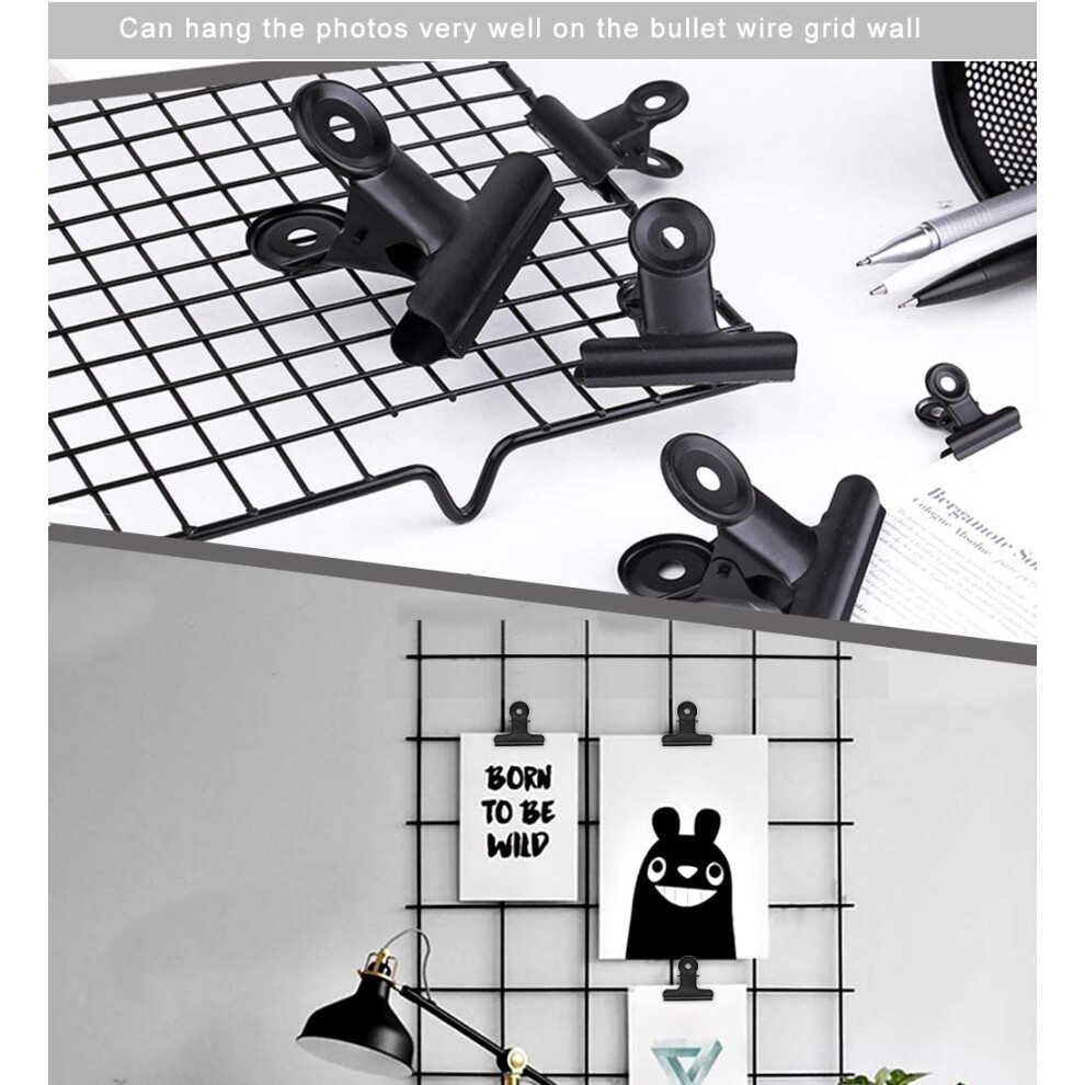 Practical Easel Clip For Home Office School, Good Elasticity Metal Hinge Clips, Strong Grip To Ensure Tightness On Documents (20Pcs) 9048212445029