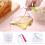 Durable Measuring Cup Set, Comprises 3 Transparent Plastic Containers in 200ml, 400ml, 900ml Sizes, Stackable Nesting for Compact Storage, Easy Grip 3