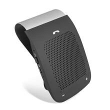High Quality Sound In-Car Bluetooth Speakerphone, Featuring Automatic Volume Adjustment & Battery Playtime, Ideal for Clear Calls and Music Streaming