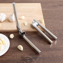 Manual Garlic Mincer Stainless Steel Ergonomic Design For Easy Squeeze, Heavy Duty And Strong Sturdy Rust Proof Garlic Presser
