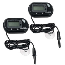 Ditt digitale akvarietermometer som tilbyr presis kontroll av vanntemperaturen i akvarier og terrarier, med lettpåførlig sugekopp og