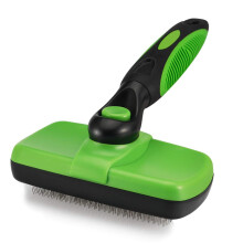 Vallankumouksellinen itsepuhdistuva harja pitkä- ja lyhytkarvaisille lemmikeille, parantaa turkin terveyttä, lemmikkien hieronta, ergonominen