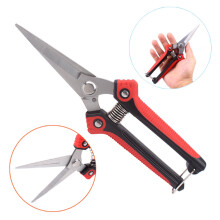 Lightweight Garden Shears Stainless Steel Blades Corrosion Resistance Ergonomic Handles Spring Assist Action For Branches Clippers And Flower Cutters