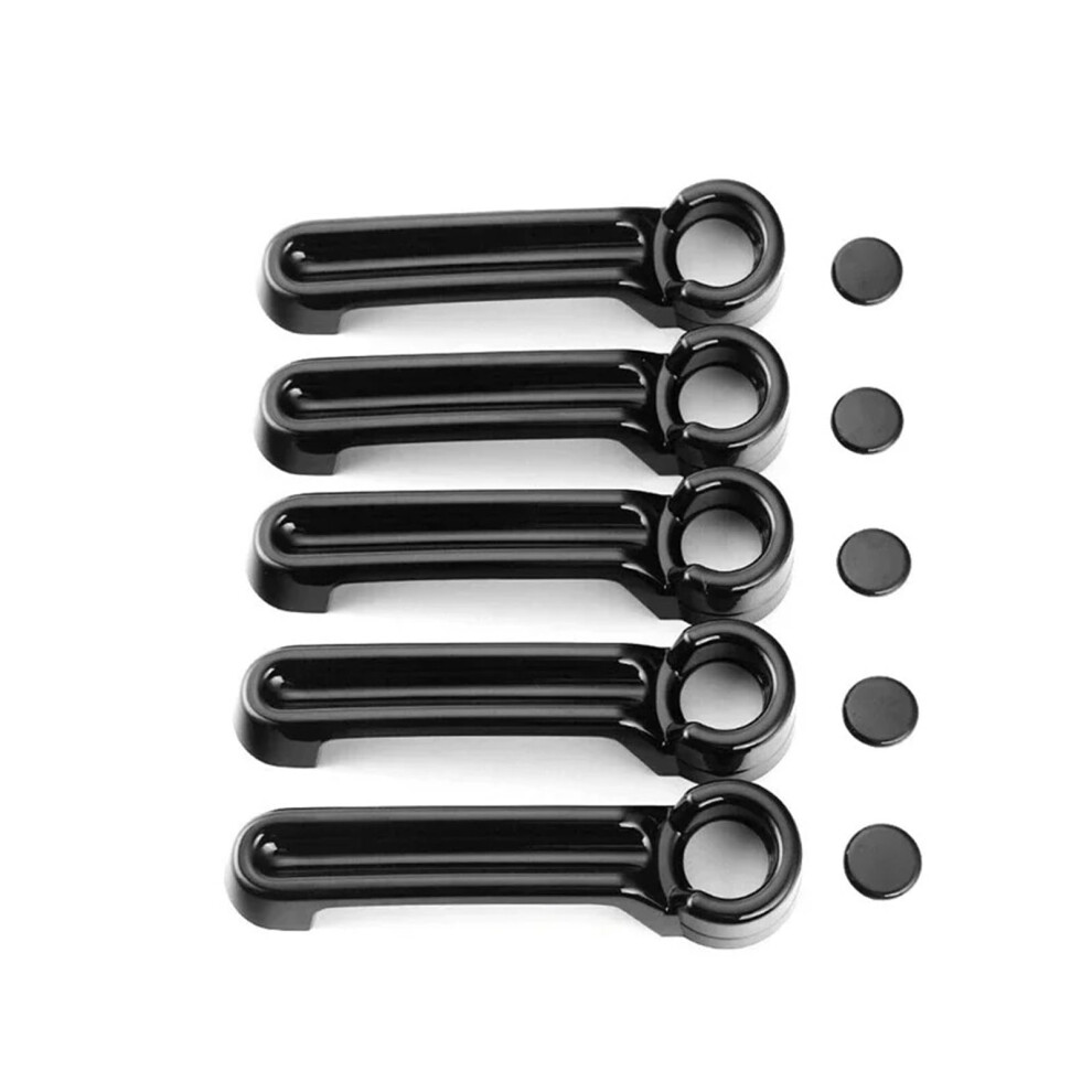 Door Handle Cover For Jeep Wrangler Jk Jku 20072018 Exterior Trim With Gloss Finish Black 9412369261809