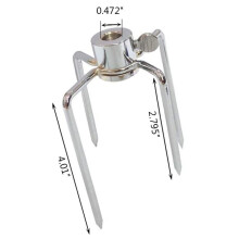 Fourchettes à barbecue pour des grillades inoubliables, accessoires pour barbecue en plein air, fourchettes à viande carrées compatibles avec les
