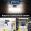Luci solari da esterno a risparmio energetico, luci da esterno con interruttore automatico e telecomando per garage e giardino. 3