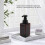 2 Pack Foaming Soap Dispenser 15Oz Refillable Foam Liquid Hand Soap Empty Plastic Pump Bottle Container - Brown 450Ml 3