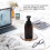 2 Pack Foaming Soap Dispenser 15Oz Refillable Foam Liquid Hand Soap Empty Plastic Pump Bottle Container - Brown 450Ml 5