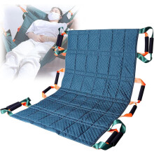 Patient Transfer Sheet with Handles for Easy Hospital Bed Lifting Turning and Repositioning