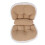 Adjustable U-Shaped Pregnancy Pillow Khaki Soft Breathable Maternity Support 6
