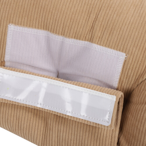 Adjustable U-Shaped Pregnancy Pillow Khaki Soft Breathable Maternity Support 2