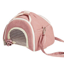 Petit sac de transport pour animaux de compagnie, sacs de-rose