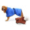 Super Absorbent Pet Bath Towel Microfiber All Breeds-Blue L 6